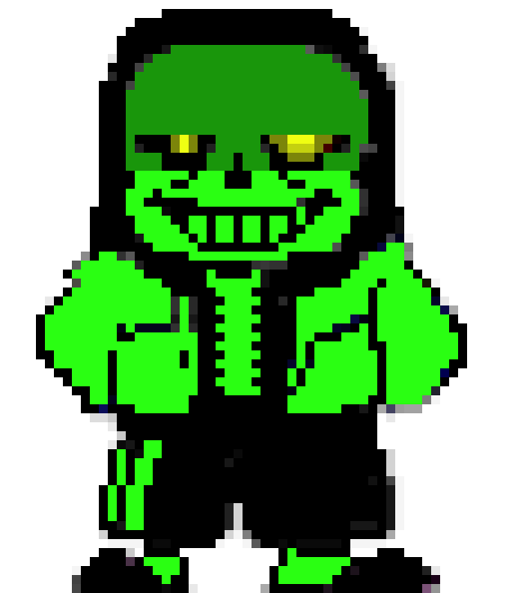 [5df1f4] green dust sans