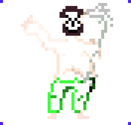 [9664c4] Green pants man intro bird