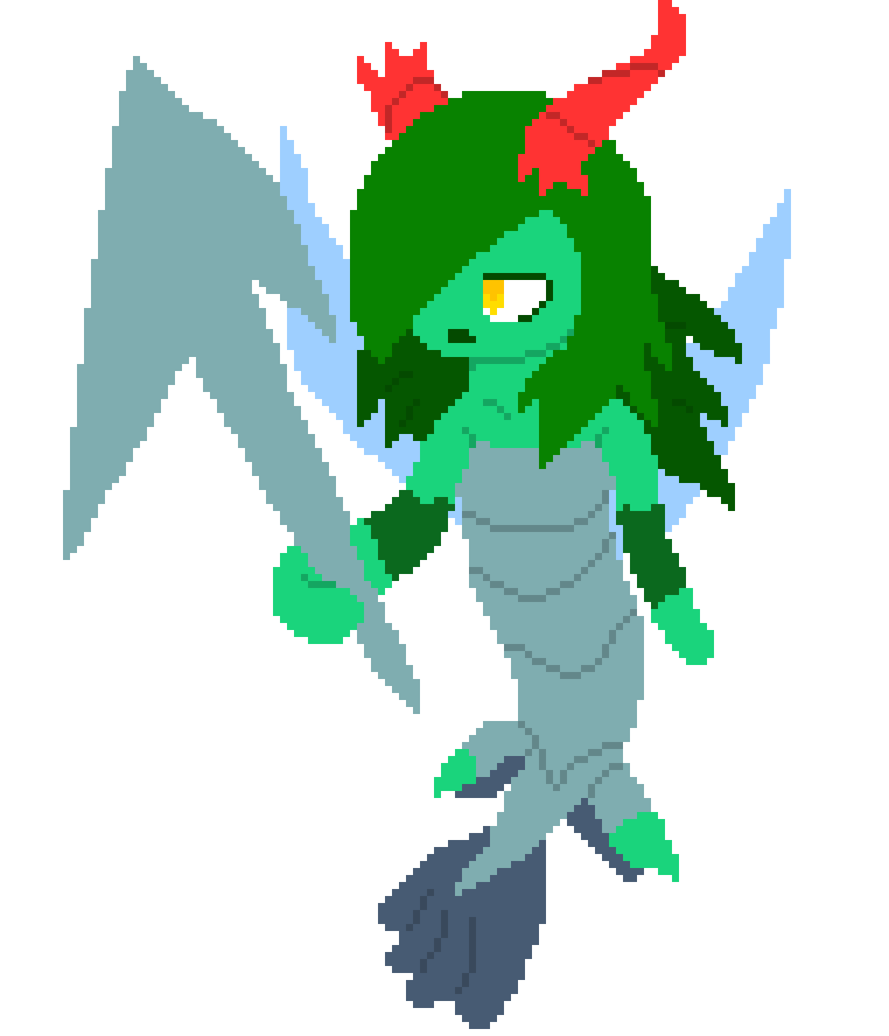 [a228fa] (Looks good, but the spear kinda gets in the way. I'd shrink it a little.)