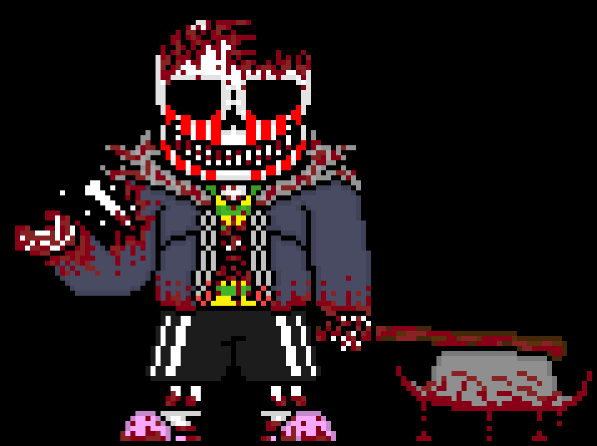 [e8cb42] Terror: *you hit him but nothing happens ketchup seemsto be seeping out the hole and walkie sounding like Terror says ah you got me*