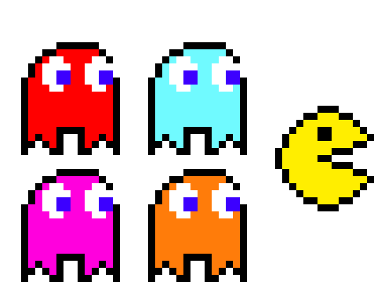 [9664c4] Pac Man Characters