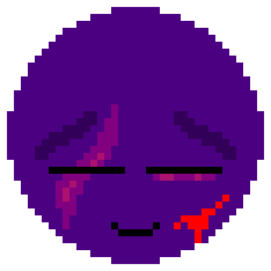 [9664c4] Purple Stickman (Dead Smile)