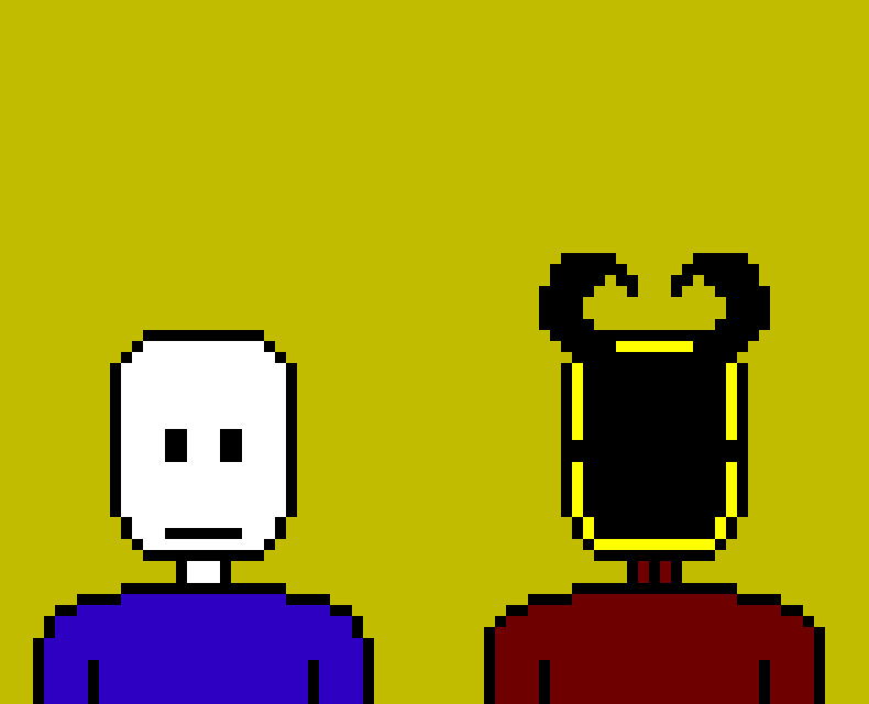 [c7b058] Tom: john what is this place john: no idea.. (left is john and right is tom)