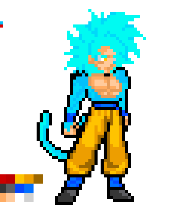 [6b8cb3] Lunar Super Saiyan Limit Buster Goku