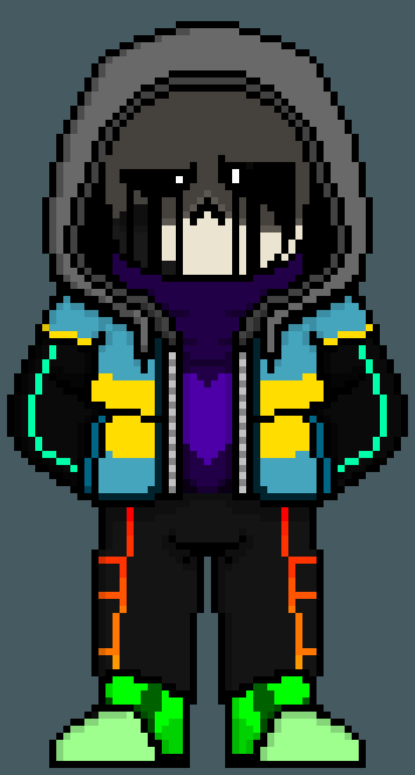 [752b4c] Wanna hear a funny-fun fact? (That`s a FNaF reference if you got it.) Sudden movements will startle him. He can also smell panic, so if you`re scared, he`ll probably get a little startled. He isn`t really as smart as he was, and he`s pretty much mute except for purring and a couple of other sounds.