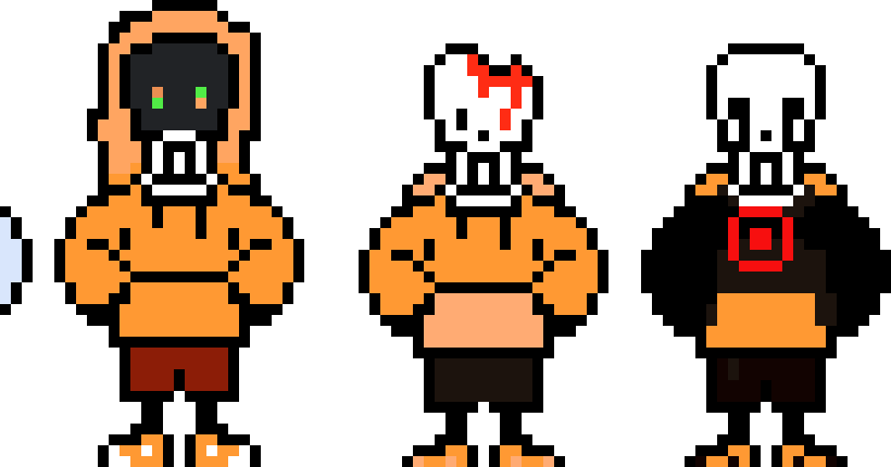 [017444] Swap!Murder time trio - Fresh!Ink sans