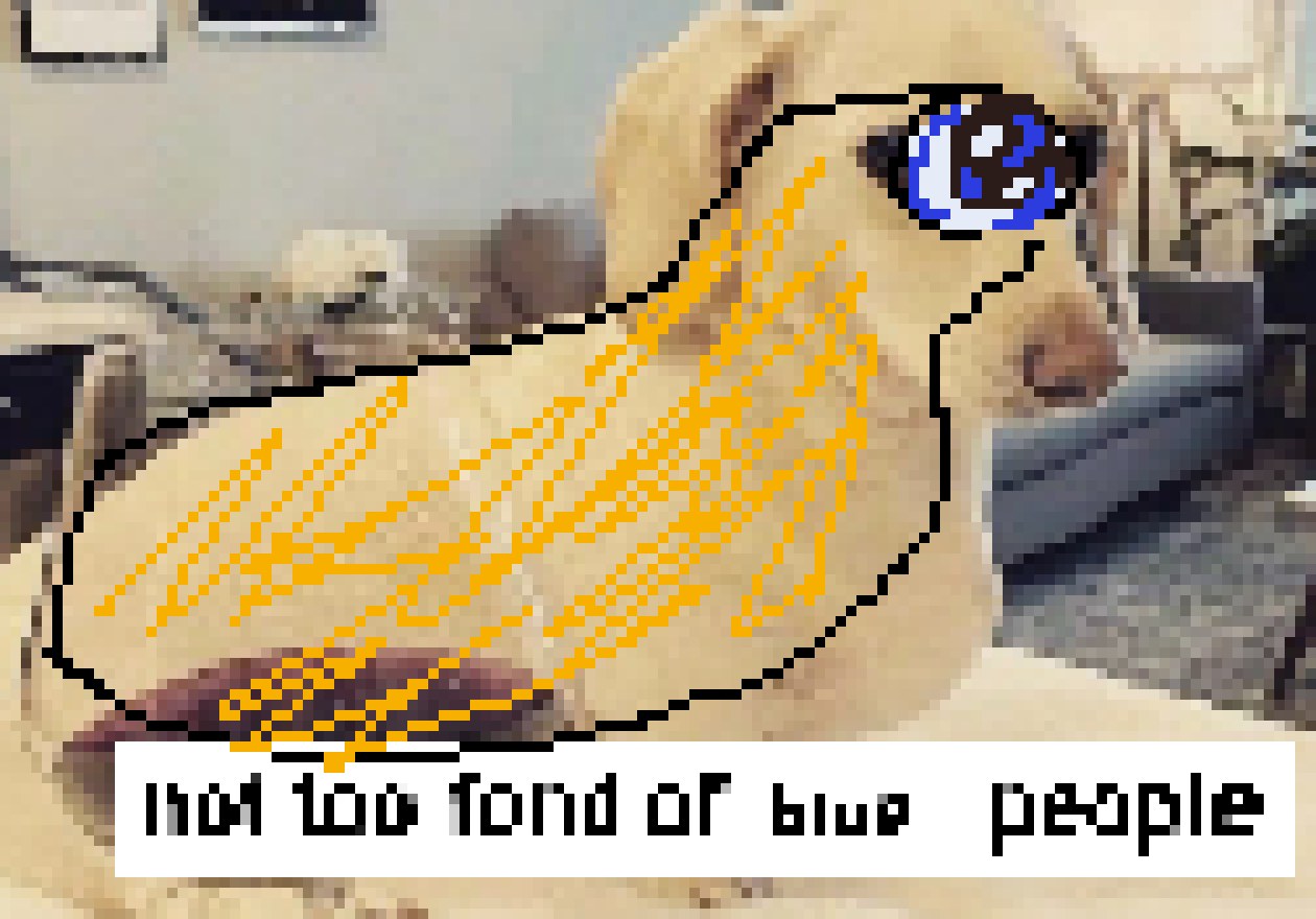 [7440ea] Not too fond of blue people