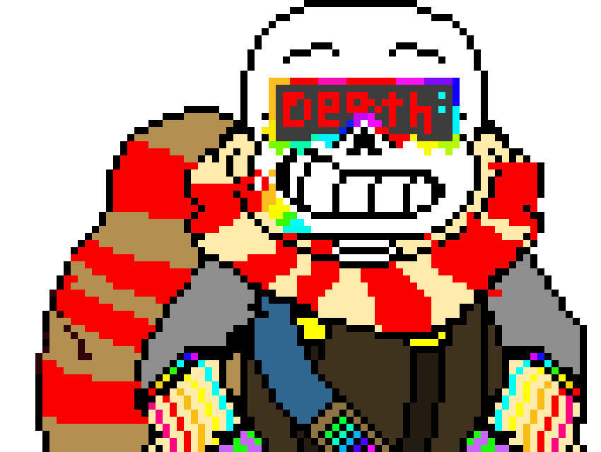 [41735c] I’m actually creative but I just really like undertale aus so I am one- Fresh!Ink sans