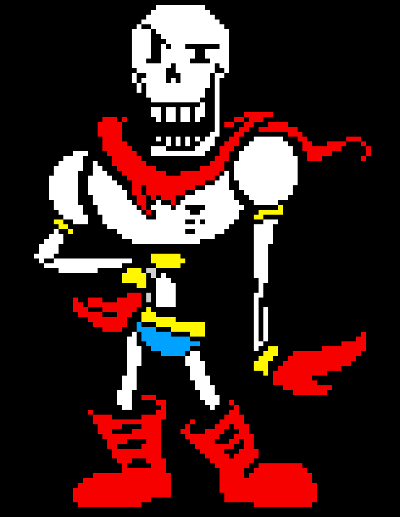 [2a231c] Undertale Papyrus sprite