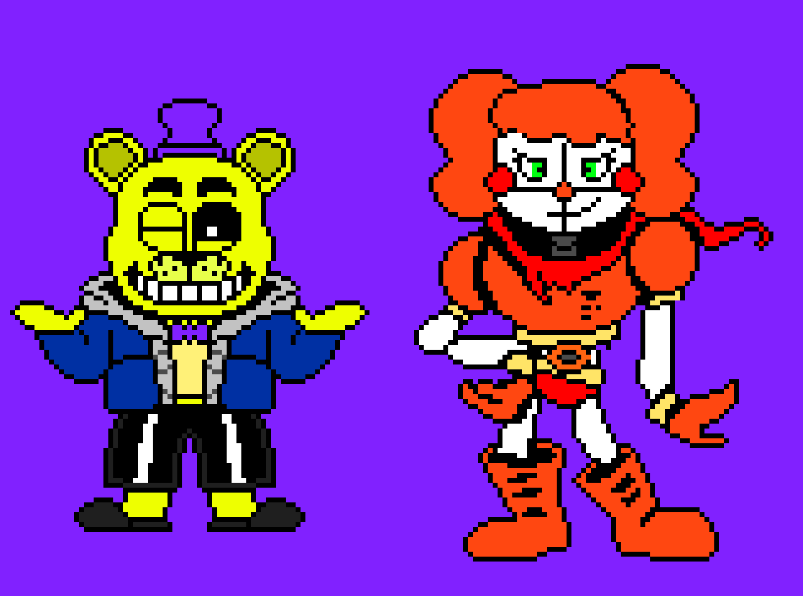 [9ebace] PeterPlay19 FNaFTale Golden Freddy and Circus Baby.