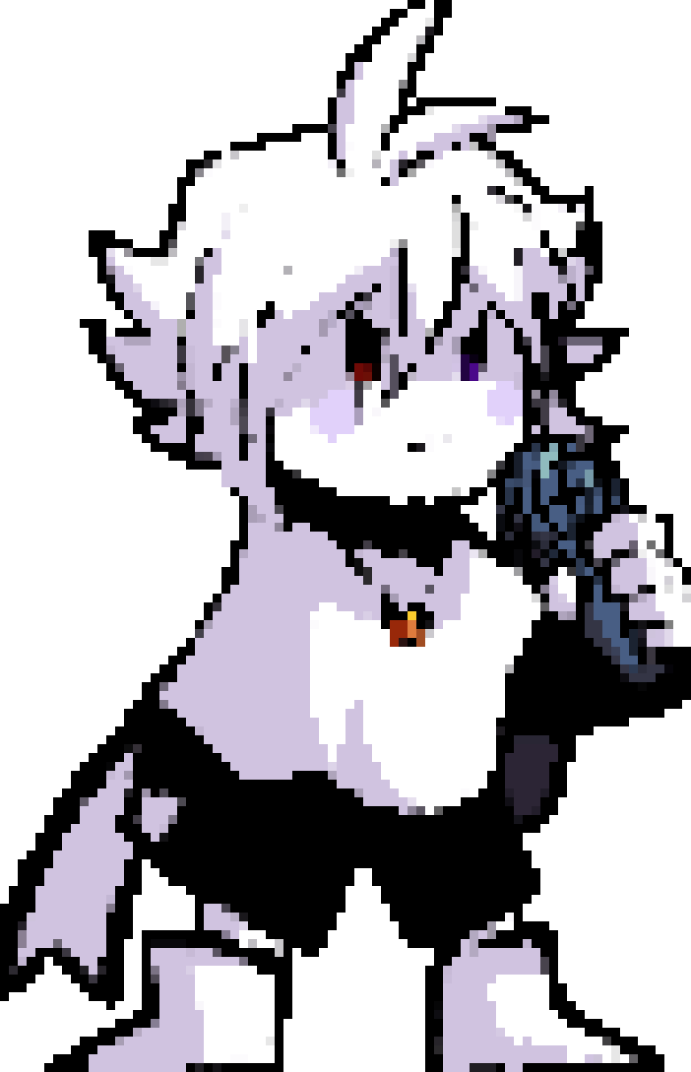 [4076f0] -appears next to ink- HEY I CAN SING NOW! -screams in his ear- -x chara (cleetus