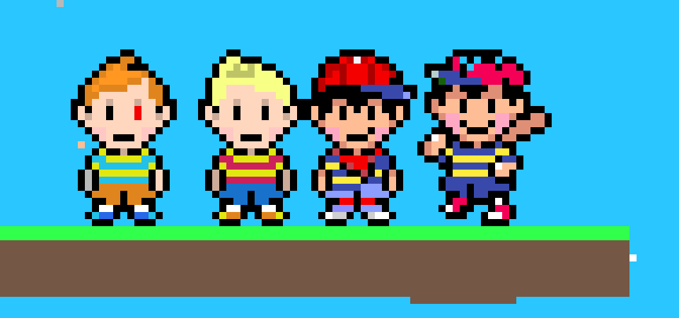 [46a696] Ness,Ninten,Lucas and Claus