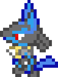 [9664c4] Lucario overworld sprite left2