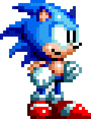 [9664c4] Sonic (Sonic the hedgehog CD 2 Fan concept)