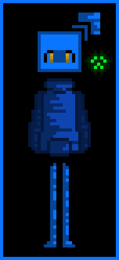 [17d6d3] --unaffected-- i'm using a hologram, fool! you think i'm so stupid, that i would fight you in person?!