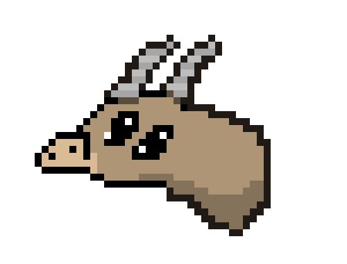 [6041ea] Horned Ratnoaw male