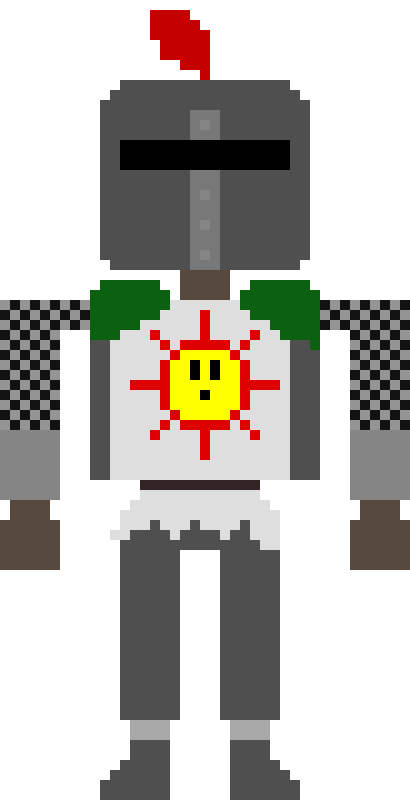 [2fcb16] Solaire: *He Is praiseing the sun at where he normal is*