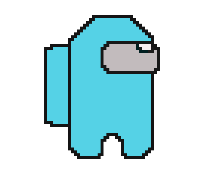 [e087da] Among Us PIXEL Crewmate