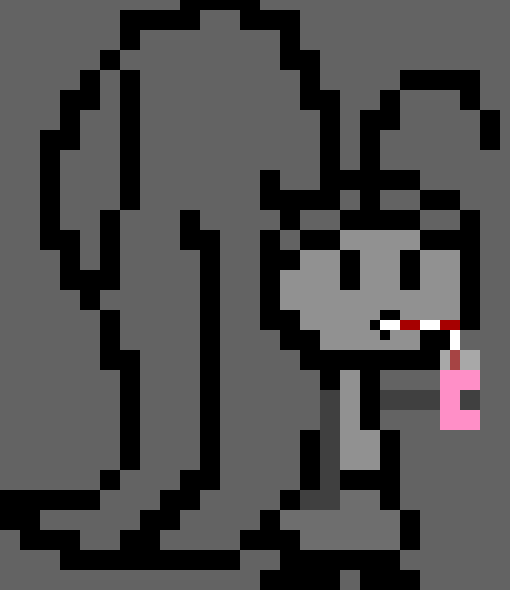 [f7c573] make it black with white lines