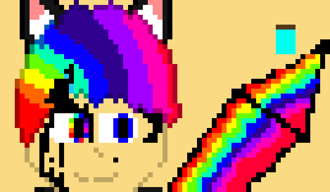 [401102] *jumps up at the cloaked figure and then slashes him over and over with the huge rainbow crayon*-the rainbow squad