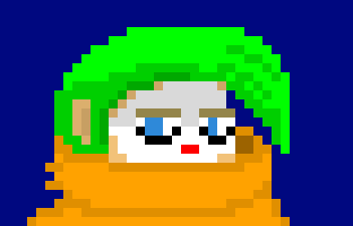 [96c78c] [Voice lowers] I'm doing, what they call, a "funny". ((I'm pulling off a Joker right now, if you didn't get it.))