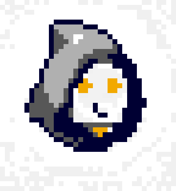 [dfb43a] Reaper Overwatch Pixel Face 