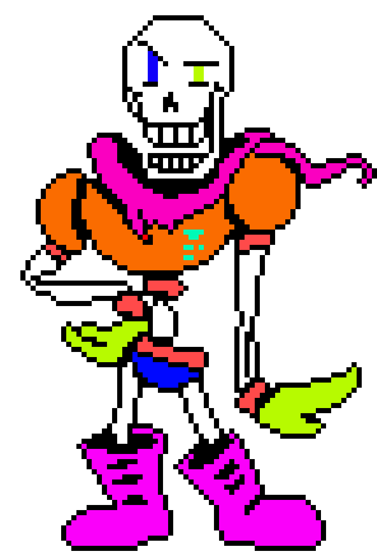 [9664c4] mix Papyrus Battle Sprites