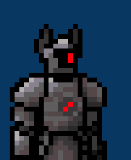 [c267d1] John can you pretty please try to learn posing in a pixel art immage editor of some sorts to make his knees bent and his arms reeled back to make it look like he's aiming his laser eye