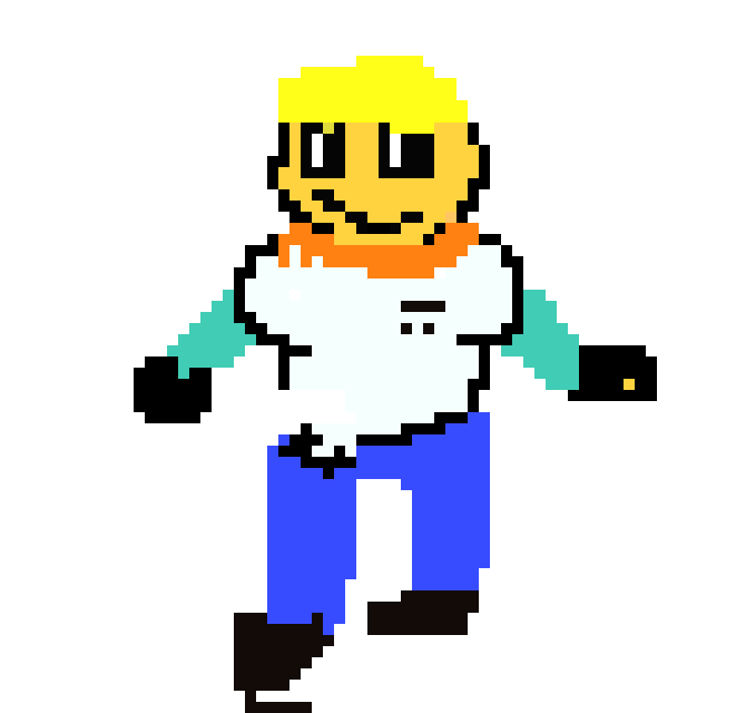 [9664c4] My Undertale Sprite step 2