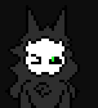 [c91422] *Inside a box inside the corner with a hole in it, and peaks* ...