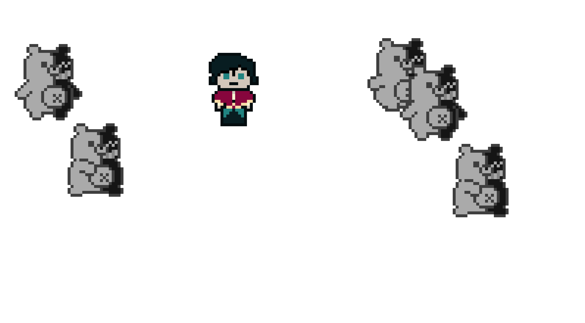 [acbc50] monokuma pixel sprite base