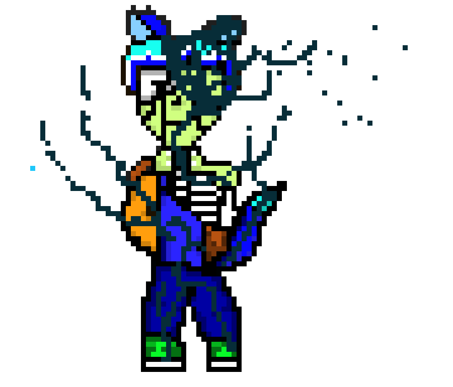 [04f305] im turning to... stone....? -crys- RAHHHH! -hit head on wall breaking some stone off-