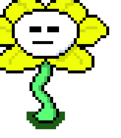 [9664c4] Flowey as frisk sprite 