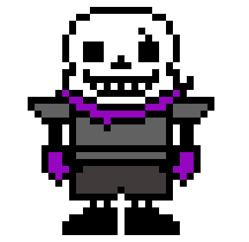 [064258] Underswap Sans Overworld Sprite [King Squid Edit]