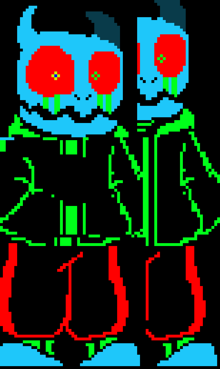 [d14112] -A hole in his chest would open, after the projectiles went through, the hole closed, he's still sleeping-