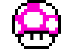 [766980] Waluigi 1UP mushroom