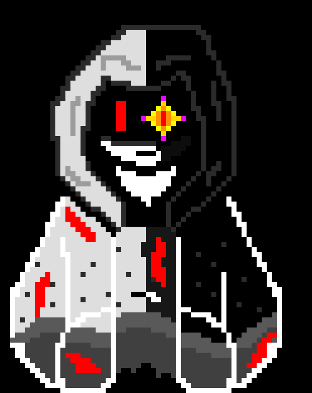 [2fe70b] *pulls the strings and punches him in the face*