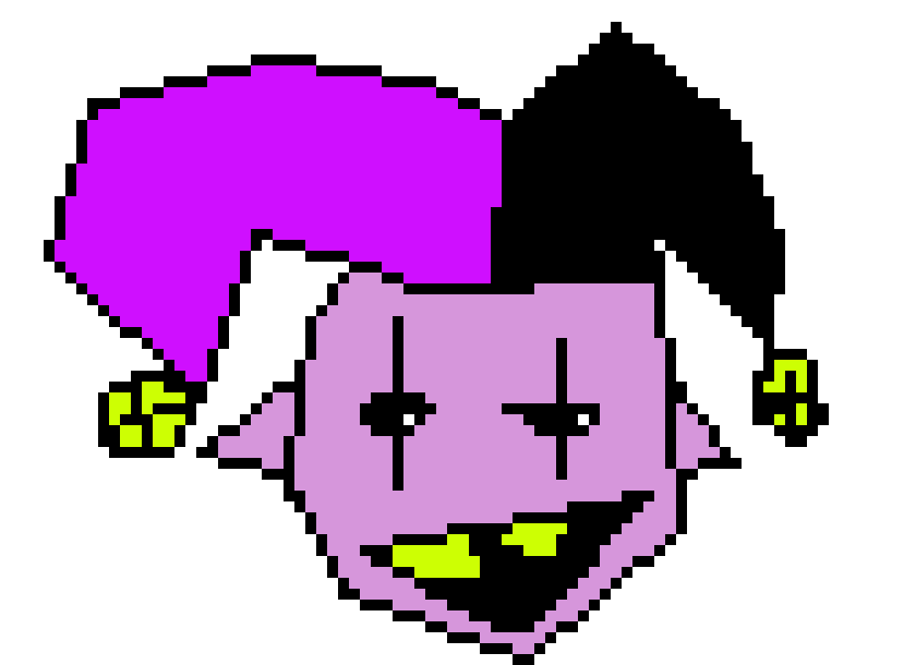[3fcaee] why ae you guys or gals even here im here to just make pixel art mostly undertale or deltarune i was the one that made the chara pixel art and the troll another sorry 