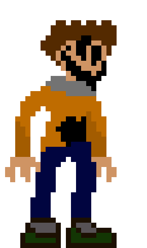 [5a5c9c] Not really a fighter. More of a... yknow... sneak-up-and-rip-you-to-shreds type. {Altered James/The Copy}