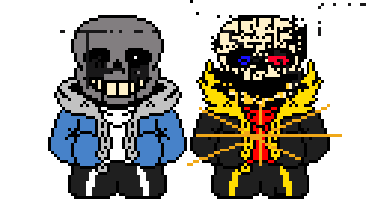 [89594f] Undertale and Underfell Sans ?????