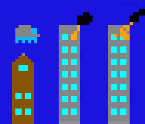 [f3a002] Alien Invaded City