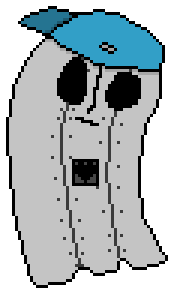 [5accb8] Oh... that should've worked... there seems to be a function preventing that eye from becoming different... (also yes ben)}SE!Napstablook