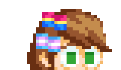 [8de716] i don't really talk about my gender and sexuality a lot, and i feel like me not mentioning me being trans earlier made it a bit confusing since i don't really look too feminine. but yea, if you gonna talk to/ about me, pronouns are she/ her. so, yee