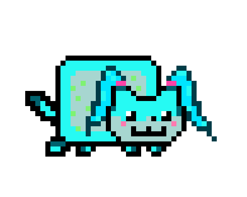 [13f948] revised miku nyan cat :3
