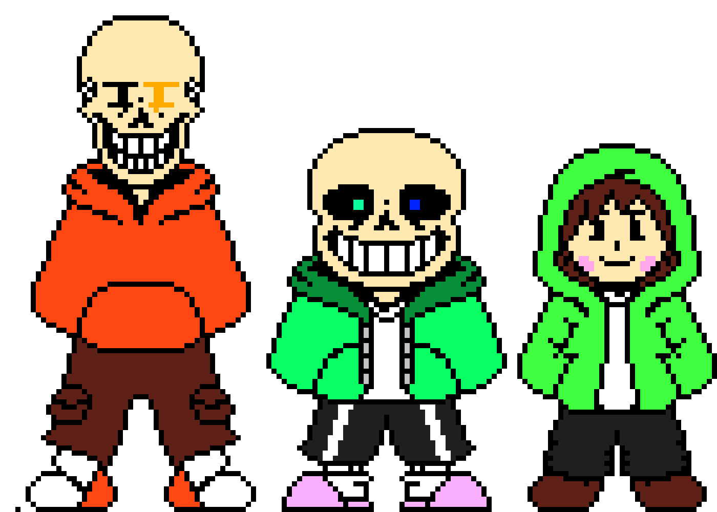 [e480b6] Bad Time Trio But sans and papyrus is me and my bro