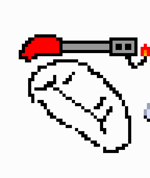 [10a19a] Derp face receive flame thrower from ??? sponsor