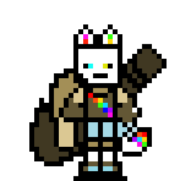 [4033bd] im recoloring and decorating the rabbits someone made -꧁ঔৣ༺~Nëkõfẽll⁘Śänś༻️ঔৣ꧂