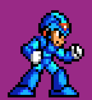 [531870] Mega Man X Pixel Art