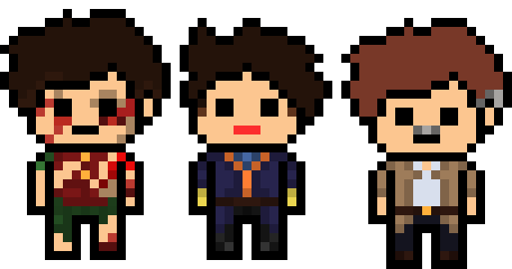 [fec244] danganronpa pixel sprite base