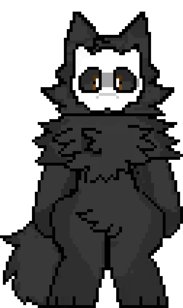 [2211ff] [Changed]: Evan The Dark Latex Wolf (My Take) [No Shorts]